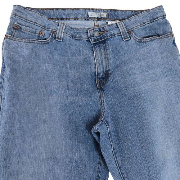 Levi’s 515 Bootcut Jeans Women’s 16M Mid Wash Blue Stretch Denim Classic Mid - Picture 4 of 11
